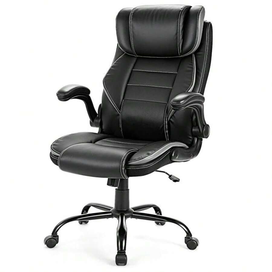 Ergonomic Office Chair - 人間工学に基づいたオフィスチェア。リクライニング機能付きの高級オフィスチェアで、調整可能なヘッドレストとポケットコイル式の腰部サポートを備え、快適な座り心地を実現。
