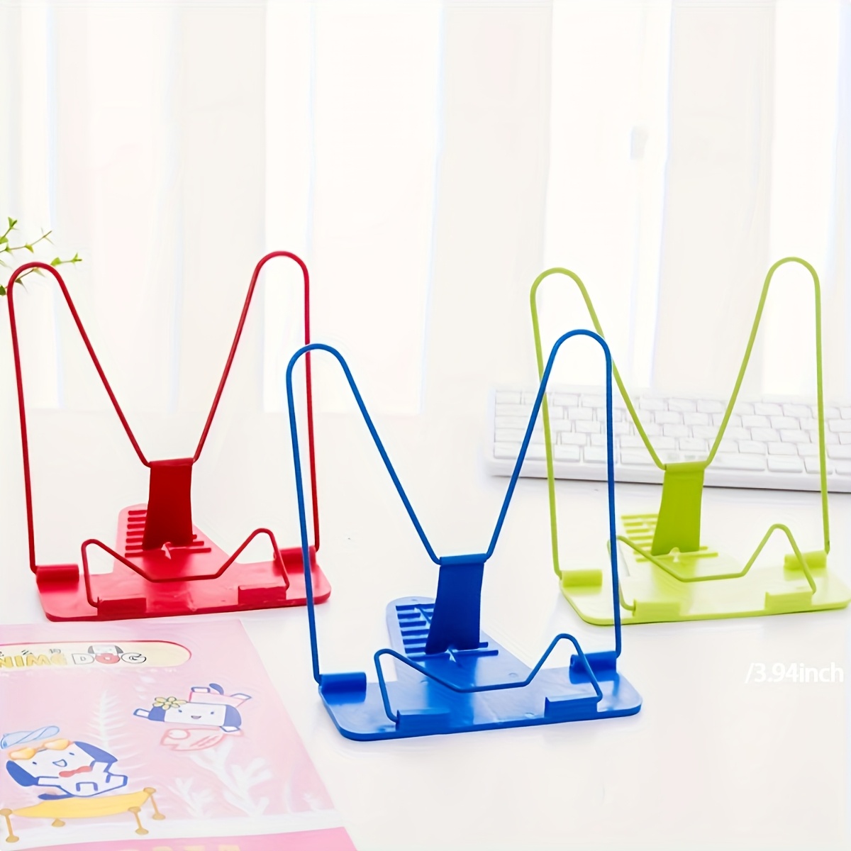 折りたたみ式デスクトップブックスタンド、角度調整可能な読書ホ - Document Holder Stand のレビューと価格