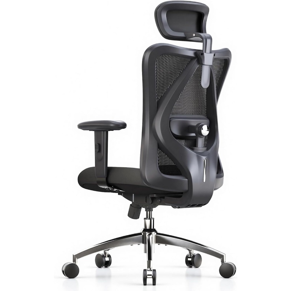 人間工学に基づいたメッシュデスクチェア、調節可能なランバーサ - Ergonomic Office Chair のレビューと価格