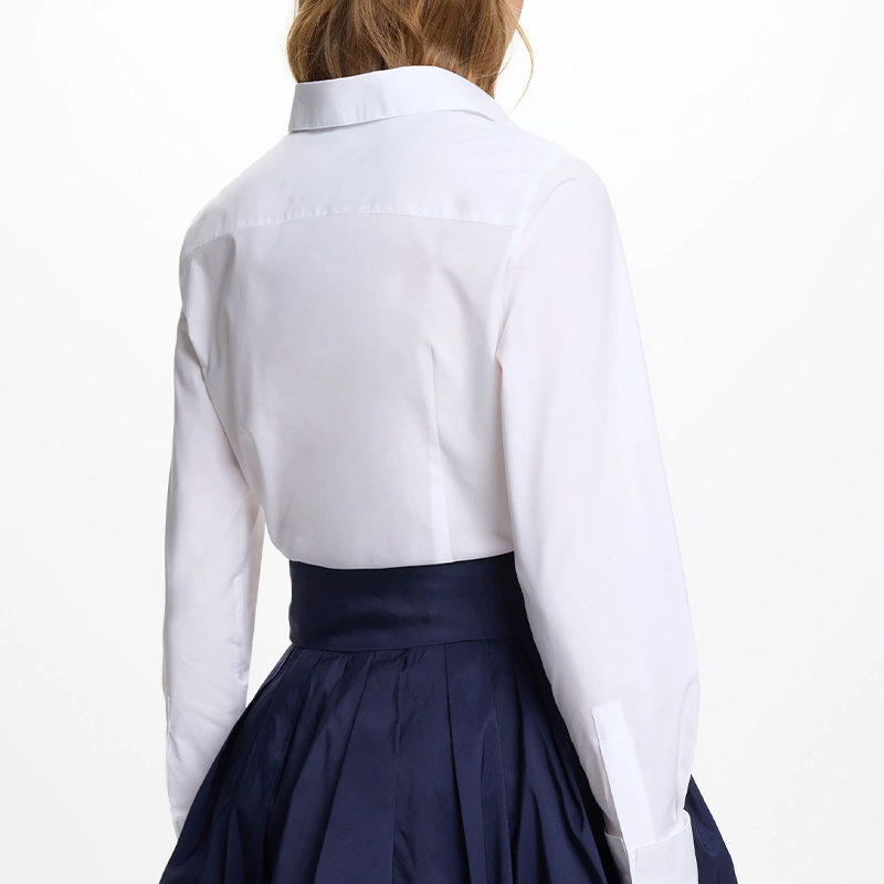 CH 女性エレガントな白いラペルシャツゴールド CH ロゴ長 - Home Office Logo のレビューと価格