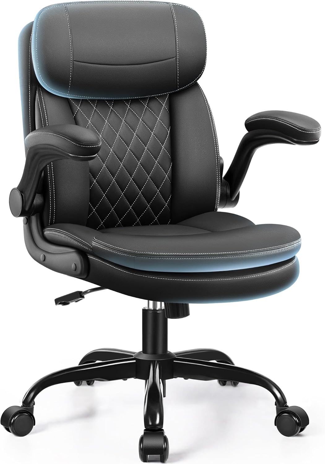 人間工学に基づいたオフィスチェア、二層クッション、フリップア - Ergonomic Office Chair のレビューと価格