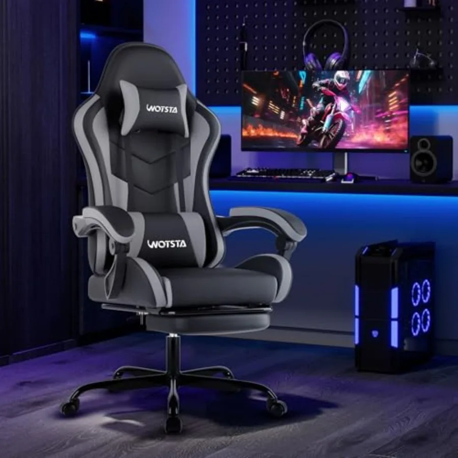人間工学に基づいたデザインのゲーミングオフィスチェア。フット - Ergonomic Office Chair のレビューと価格
