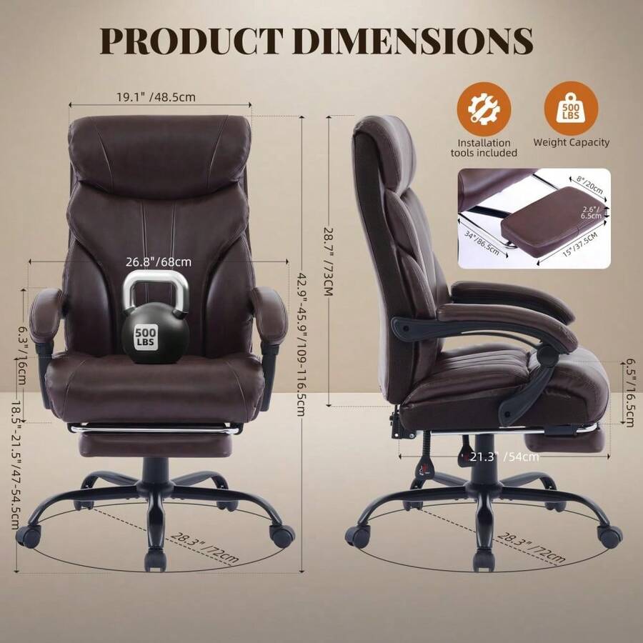 オフィスチェア、ハイバックコンピューターチェア、人間工学に基 - Ergonomic Office Chair のレビューと価格