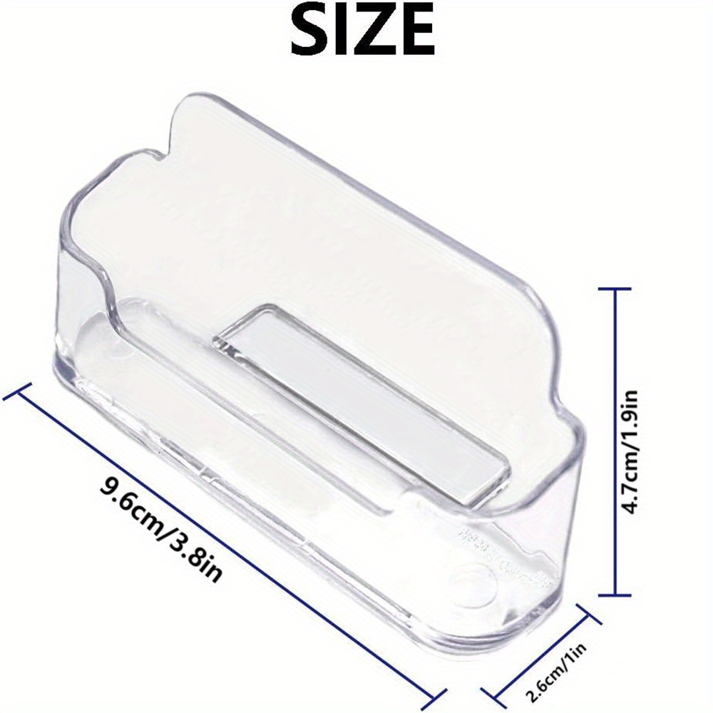 4 個/8 個/16 個透明プラスチック名刺ホルダー、デスク - Document Holder Stand のレビューと価格