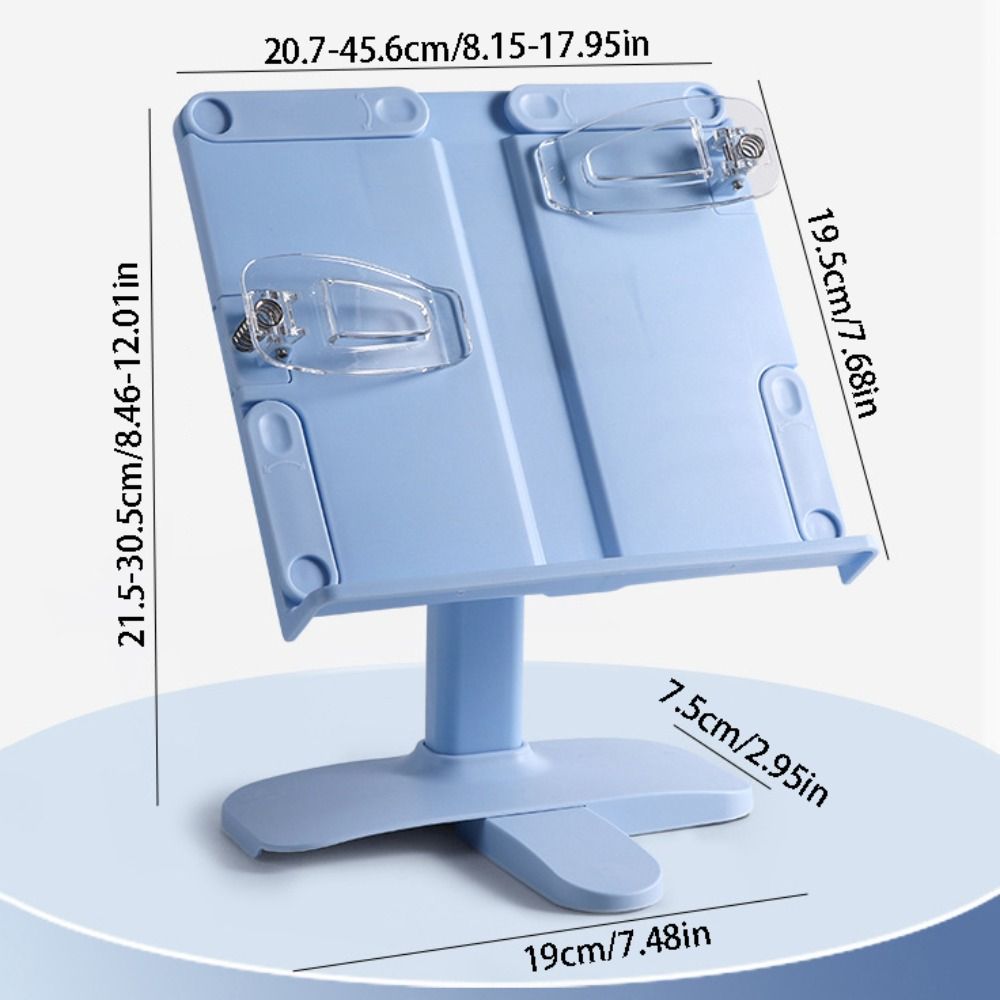 角度調節可能な高さ調節可能なデスクブックスタンド 折りたたみ - Document Holder Stand のレビューと価格
