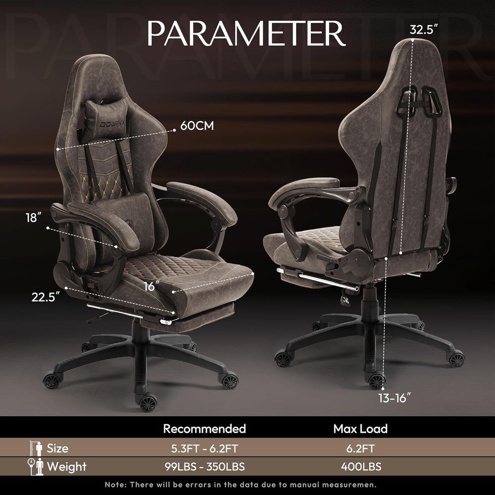 ビッグ＆トール ヴィンテージ ゲーミングチェア 大人用、耐荷 - Ergonomic Office Chair のレビューと価格