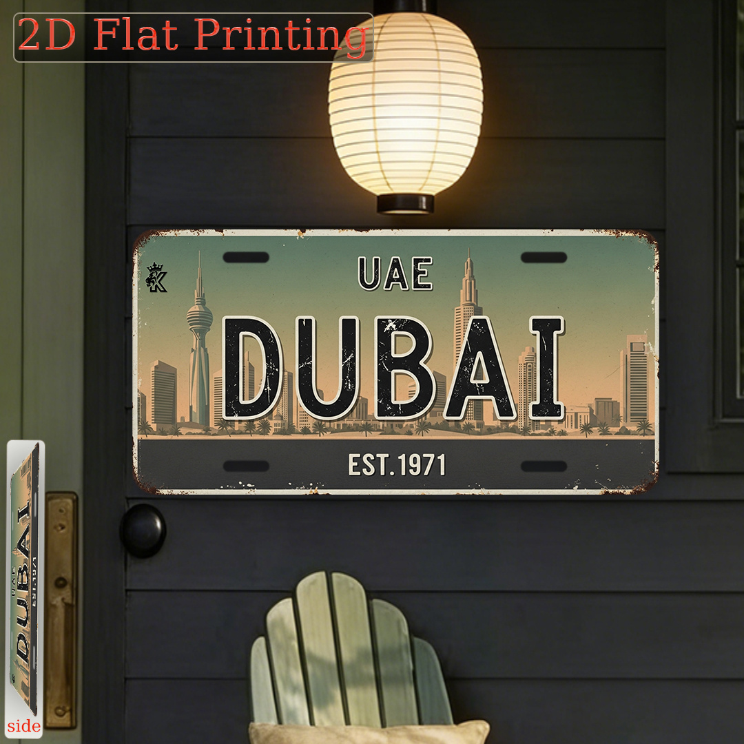 ドバイ UAE EST.1971 ナンバープレート AL サ - Home Office Dubai のレビューと価格
