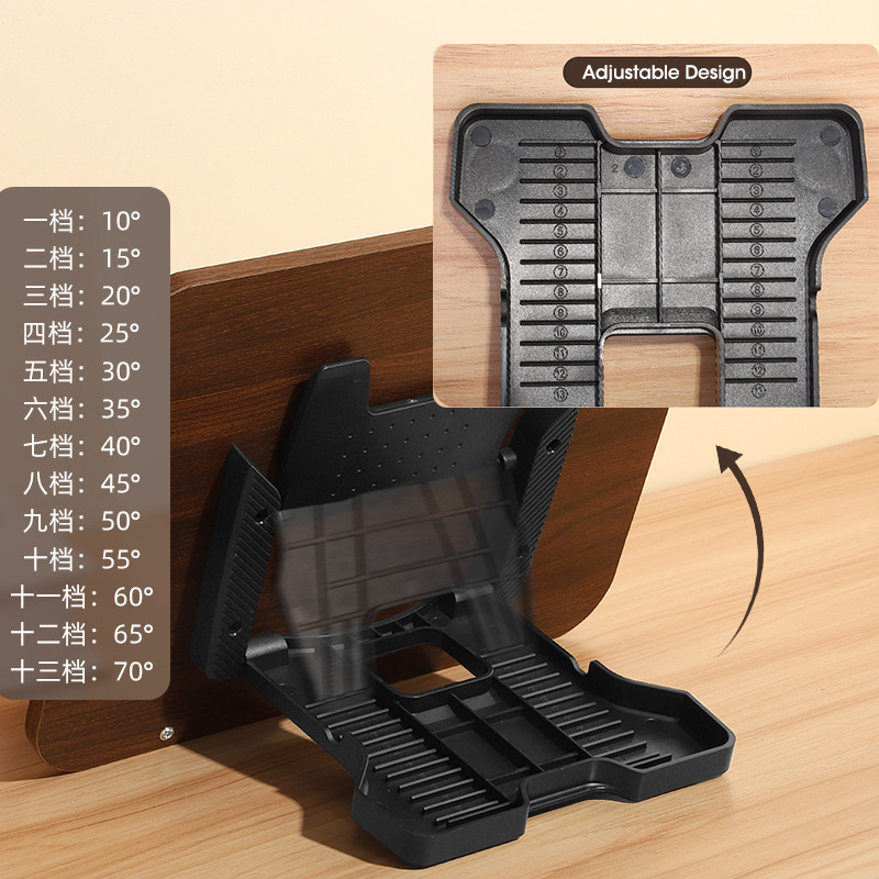 木製ブックスタンド高さ調整可能、折りたたみ式読書ホルダー、料 - Document Holder Stand のレビューと価格